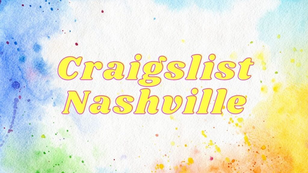 Craigslist Nashville