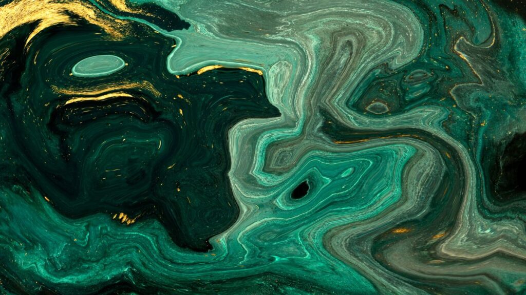 green marble