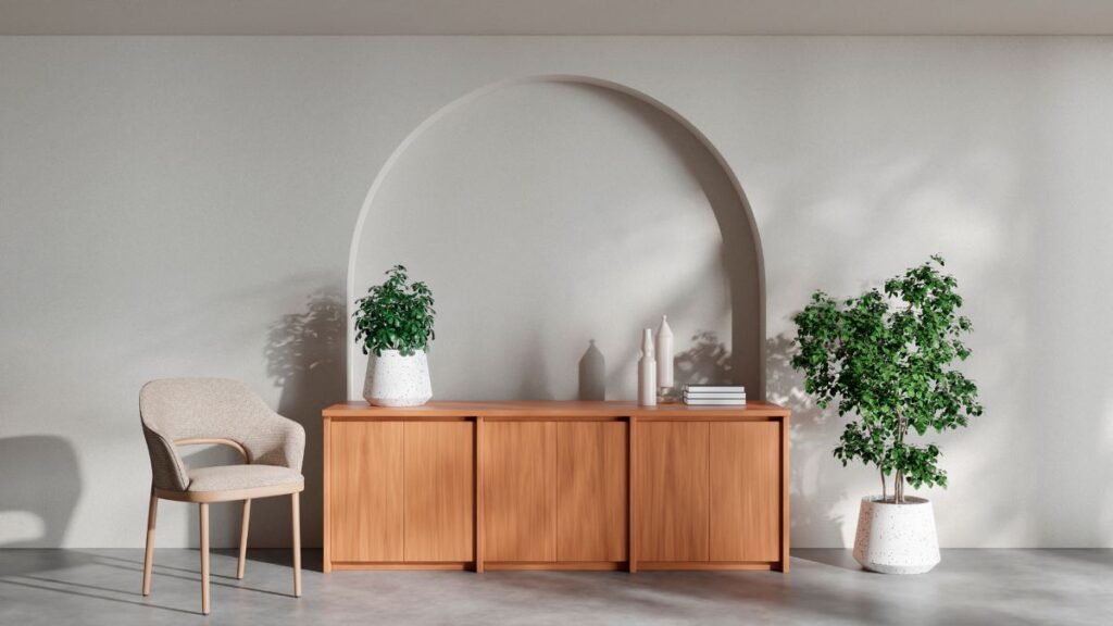 arched cabinet