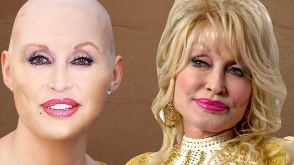 Dolly Parton Without Wig