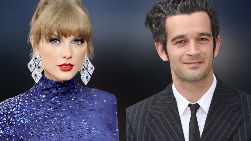 Matty Healy and Taylor Swift