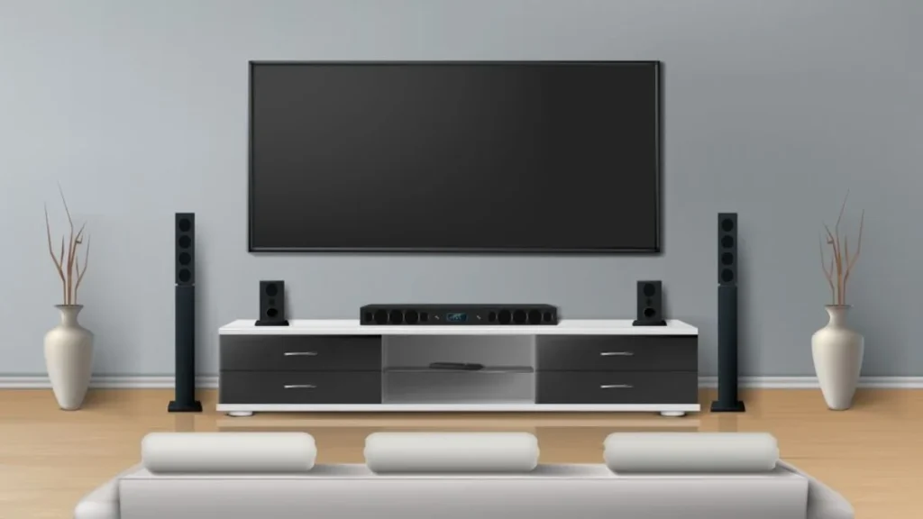 Black TV Unit