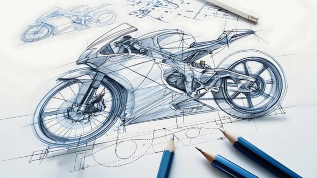 Bike Drawing