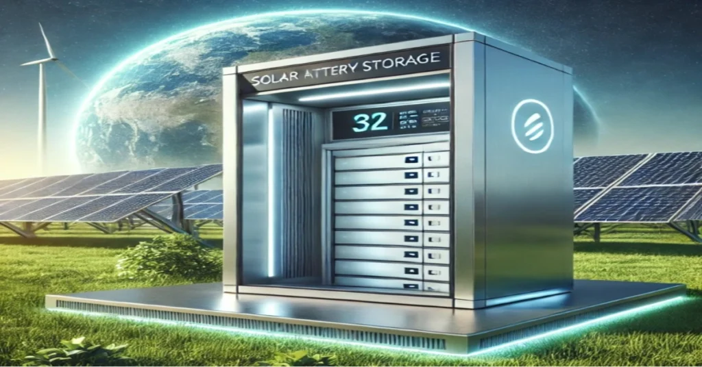 solar battery storage cabinet