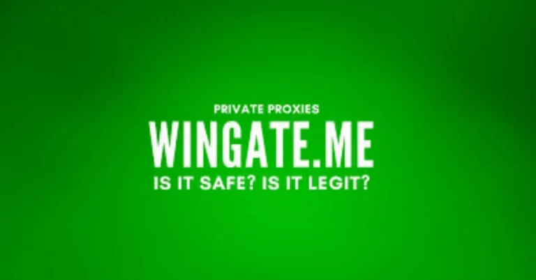 Private Proxy Wingate.me