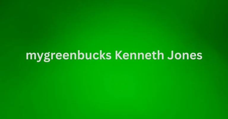 mygreenbucks Kenneth Jones