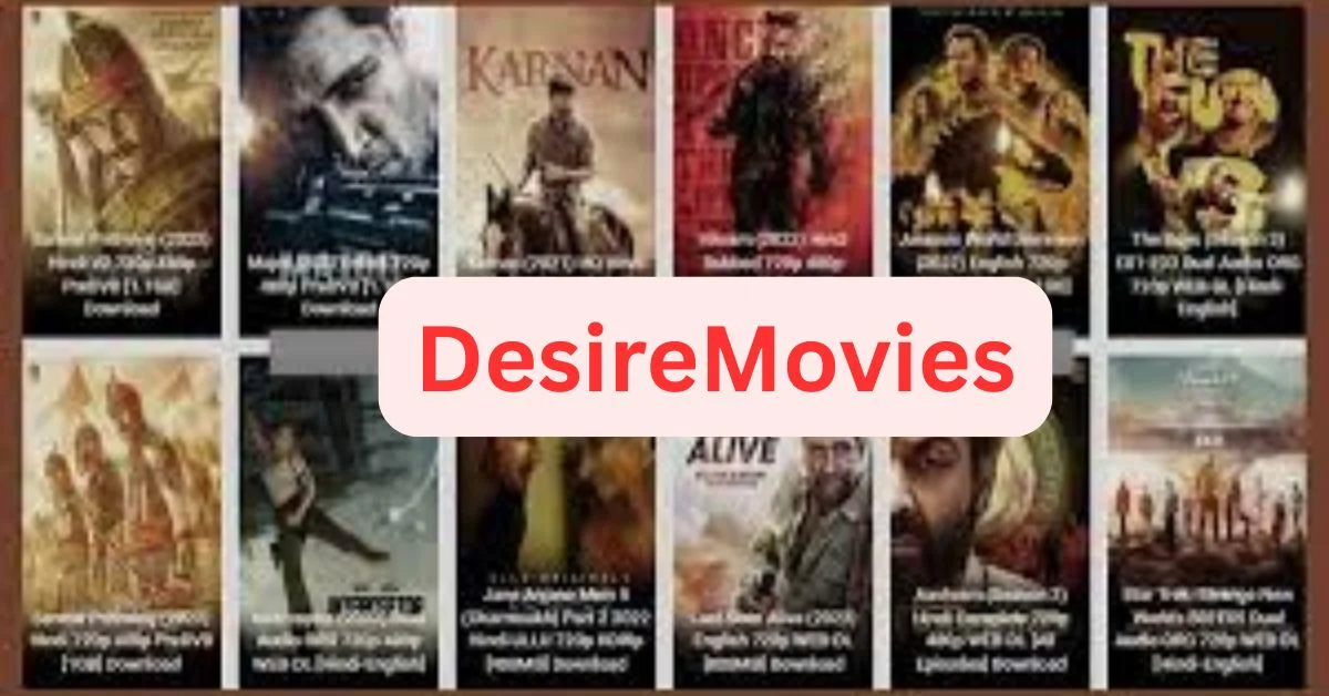 DesireMovies is a well-known website that provides pirated versions of films and TV shows, including Hollywood movies dubbed in Hindi, South Indian cinema, Bollywood releases, and even international web series.