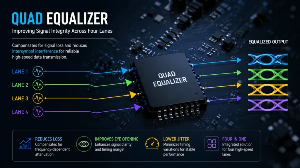 Quad Equalizer How It Works in High-Speed Signal Links
