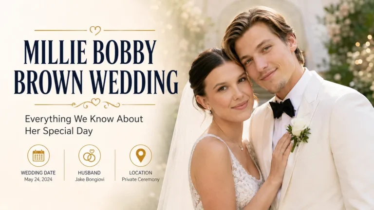 millie bobby brown wedding: Dress, Venue & Details
