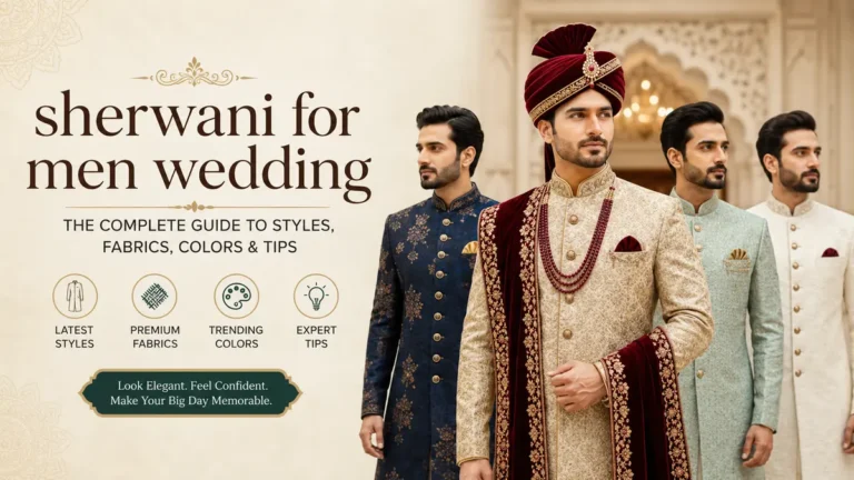 Sherwani for men wedding: Groom Style Guide 2026