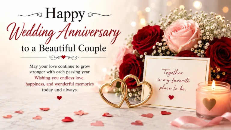 Wedding Anniversary Wishes for Couple: 150+ Messages