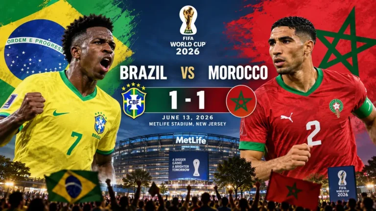 brazil vs morocco: World Cup 2026 Result & H2H