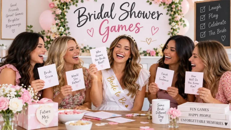 Bridal Shower Games: 30 Fun Ideas Guests Will Love