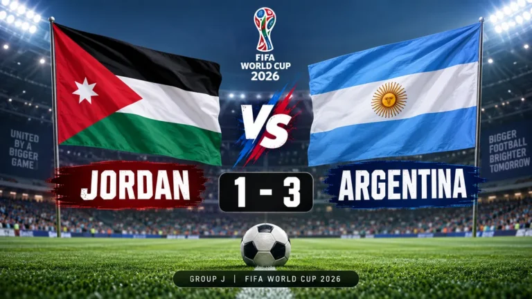 jordan vs argentina: 2026 World Cup Match Recap