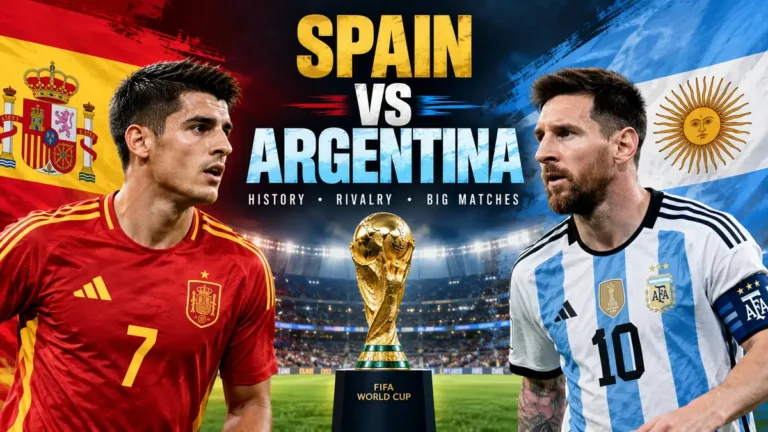 spain vs argentina: Head-to-Head, Results & History