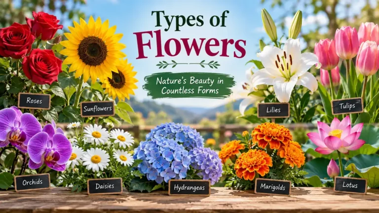 Types of Flowers: 60 Popular Varieties & Names